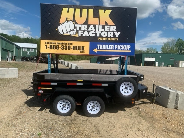 6'x10' Scissor Lift Dump Trailer w/ Homeowner Package - 7,000# GVWR