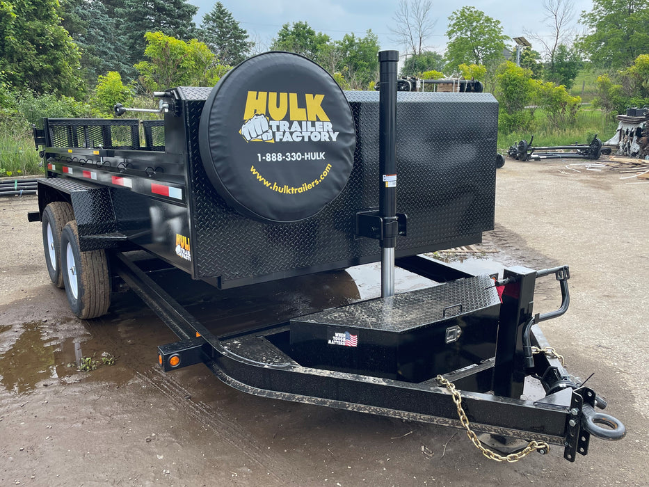 Ultra Low Pro 14' Dump Trailer w/ Contractor Package - 14,000# GVWR