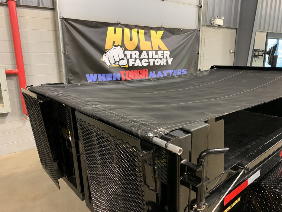 14,000# GVWR Ultra Low Pro 12' Dump Trailer w/ Contractor Package