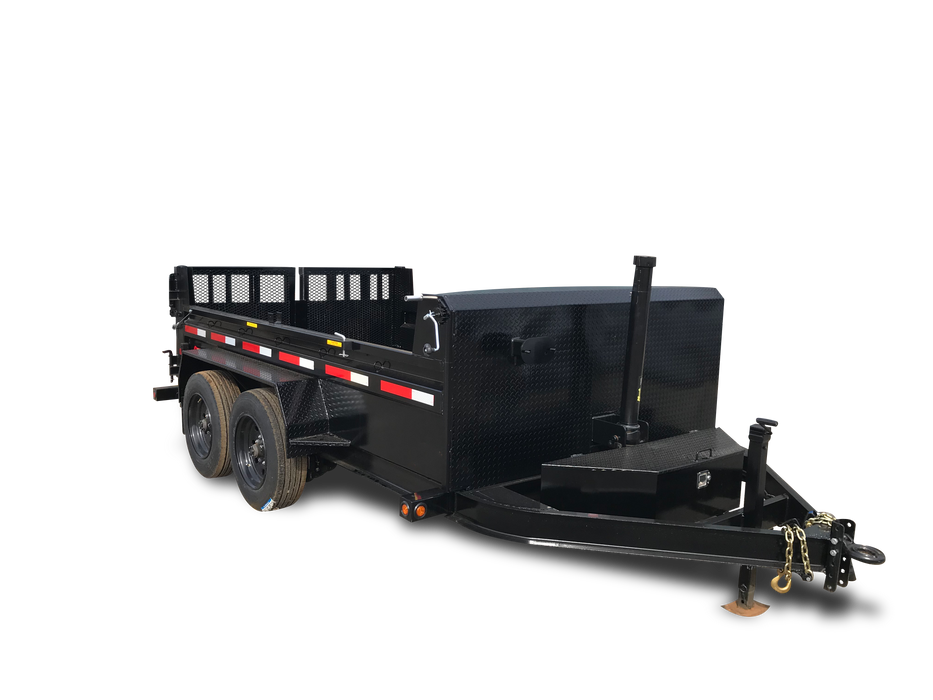 16,000# GVWR Ultra Low Pro Dump Trailer