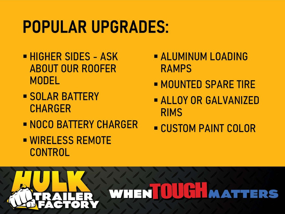 14,000# GVWR UHD Scissor Lift Dump Trailer