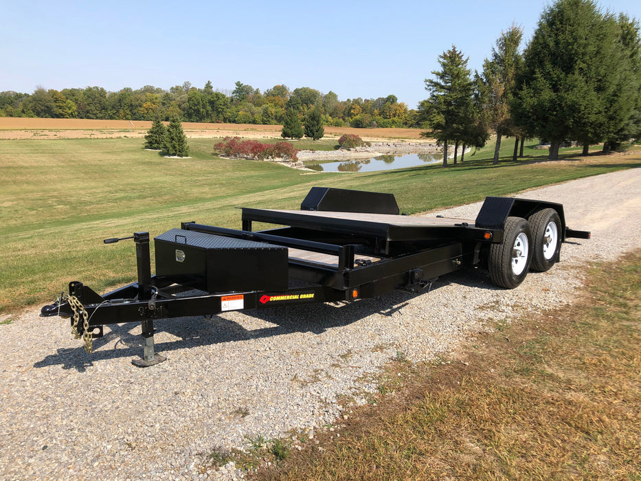 9,990# GVWR Tilt and Load Equipment Float Trailer