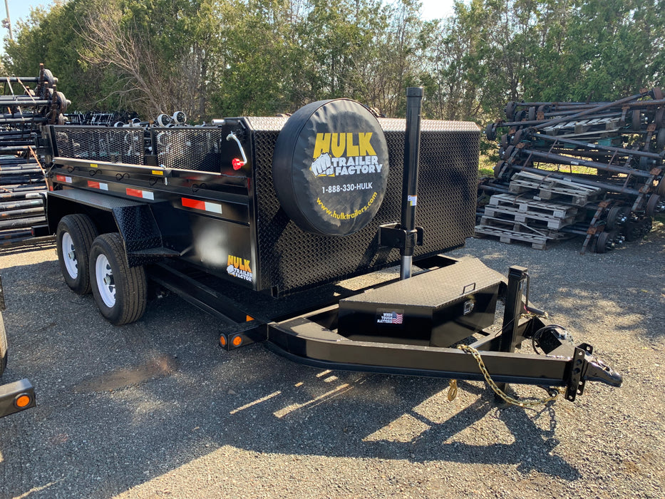 9,990# GVWR Ultra Low Pro 12' Dump Trailer w/ Contractor Package