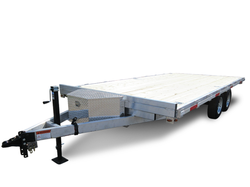 7,000# GVWR Aluminum Sportsman Deckover Float Trailer