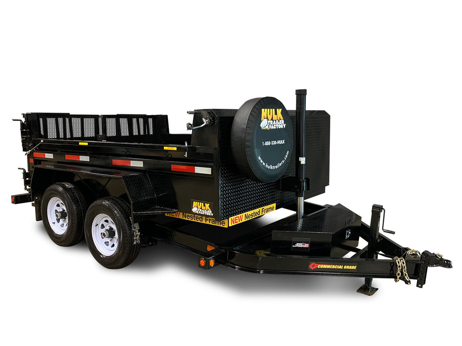 7,000# GVWR Ultra Low Pro Dump Trailer