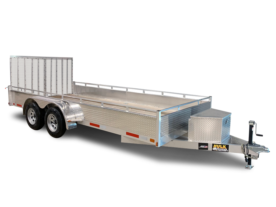 7,000# GVWR Aluminum Landscape Trailer