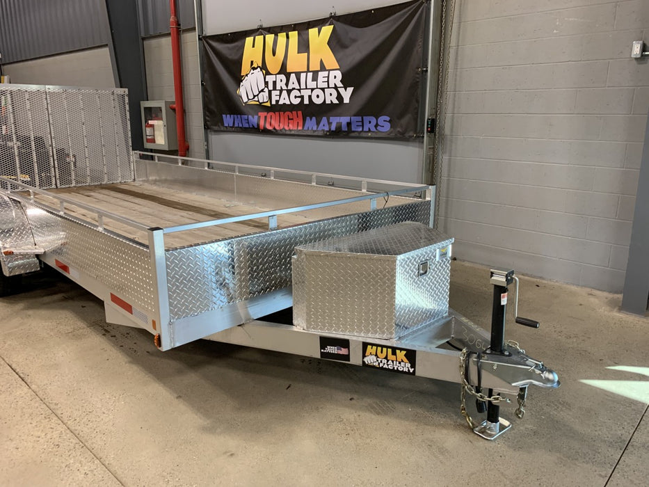7,000# GVWR Aluminum Landscape Trailer
