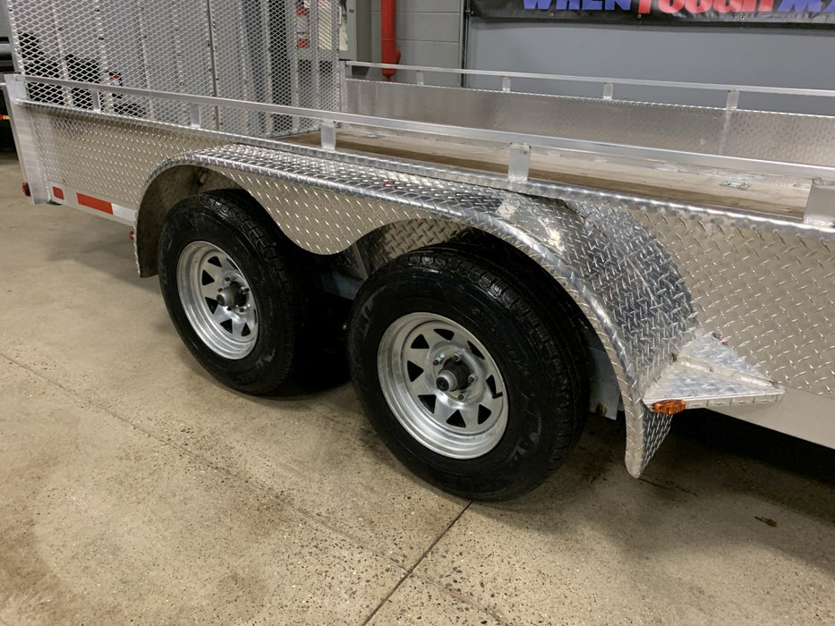7,000# GVWR Aluminum Landscape Trailer