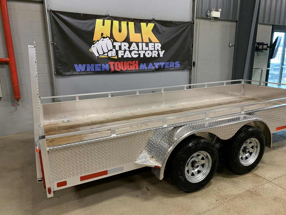 7,000# GVWR Aluminum Landscape Trailer