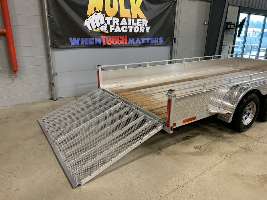 7,000# GVWR Aluminum Landscape Trailer