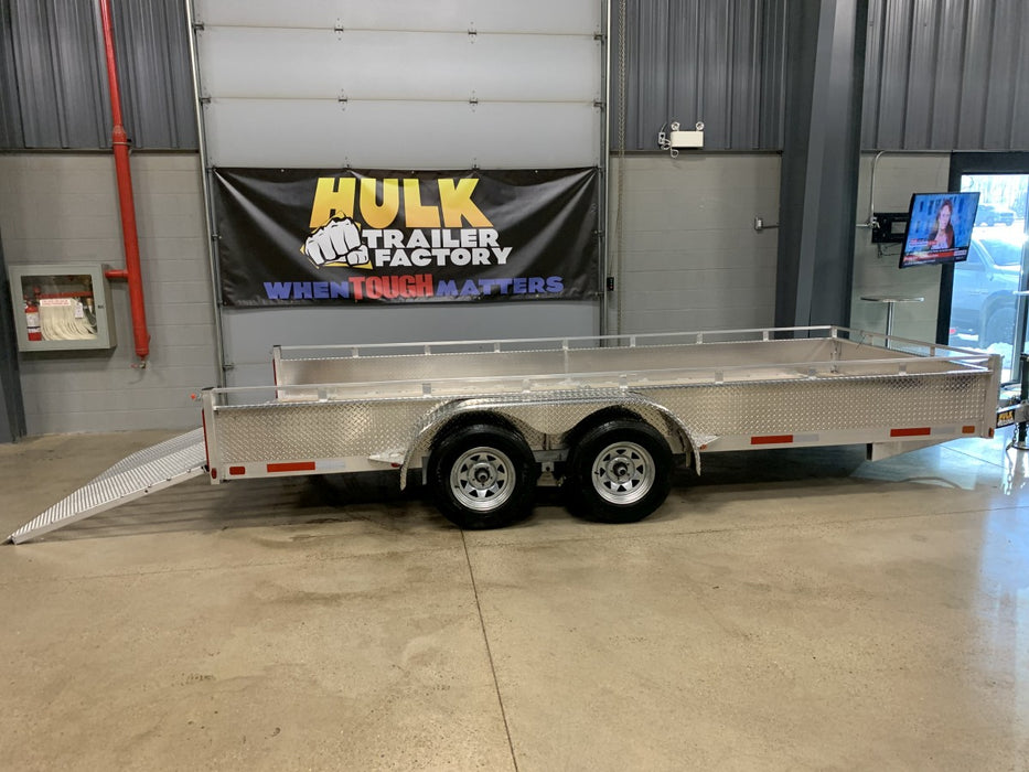 7,000# GVWR Aluminum Landscape Trailer