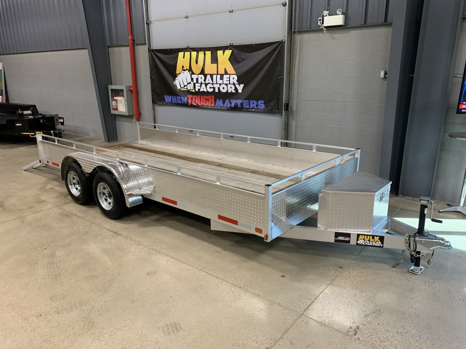 7,000# GVWR Aluminum Landscape Trailer