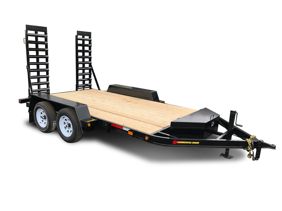 7,000# GVWR Lowbed Equipment Float Trailer