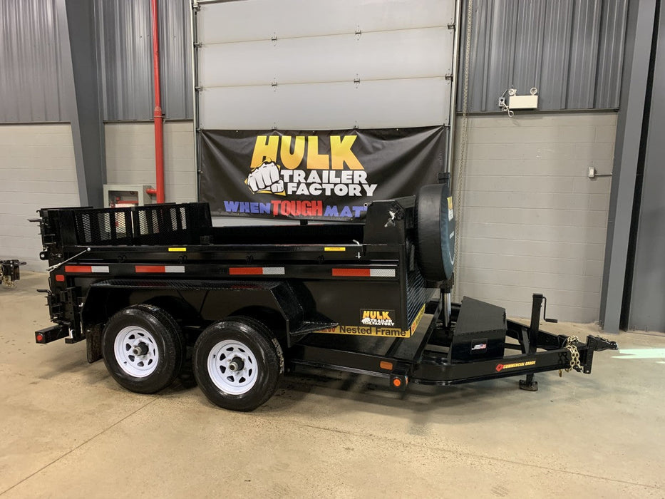 7,000# GVWR Ultra Low Pro Dump Trailer