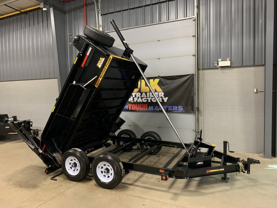 7,000# GVWR Ultra Low Pro Dump Trailer