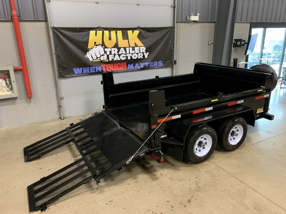 7,000# GVWR Ultra Low Pro Dump Trailer