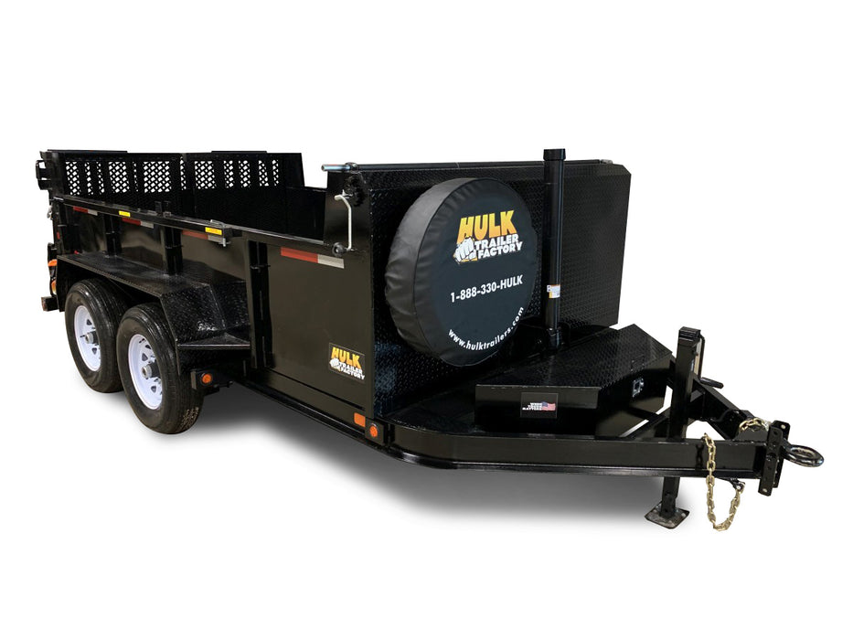 14,000# GVWR Ultra Low Pro Dump Trailer