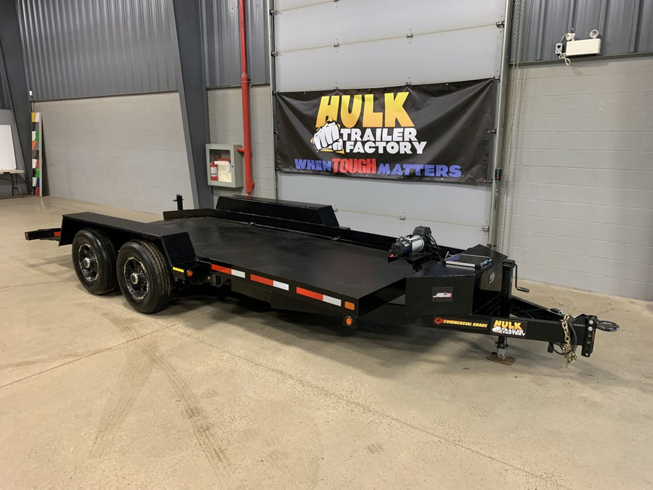 9,990# GVWR Hydraulic Drop Deck Equipment Float Trailer