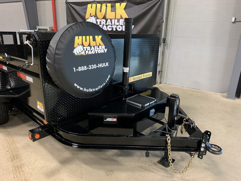 14,000# GVWR Ultra Low Pro Dump Trailer