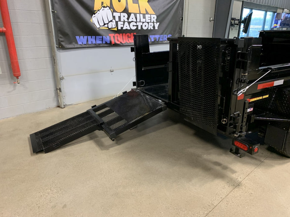 14,000# GVWR Ultra Low Pro Dump Trailer