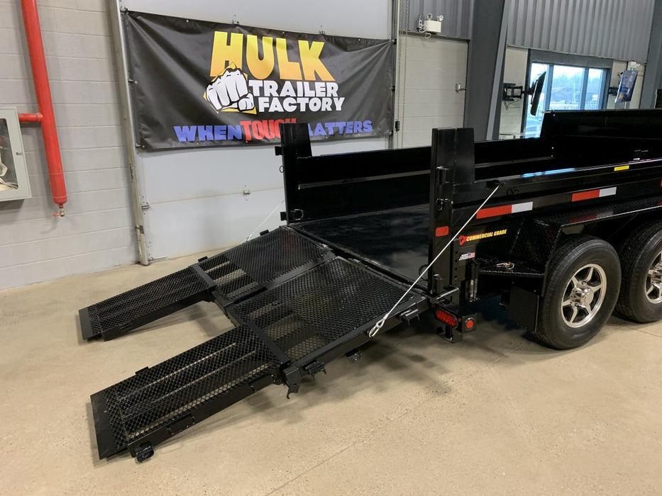 12,000# GVWR Ultra Low Pro Dump Trailer