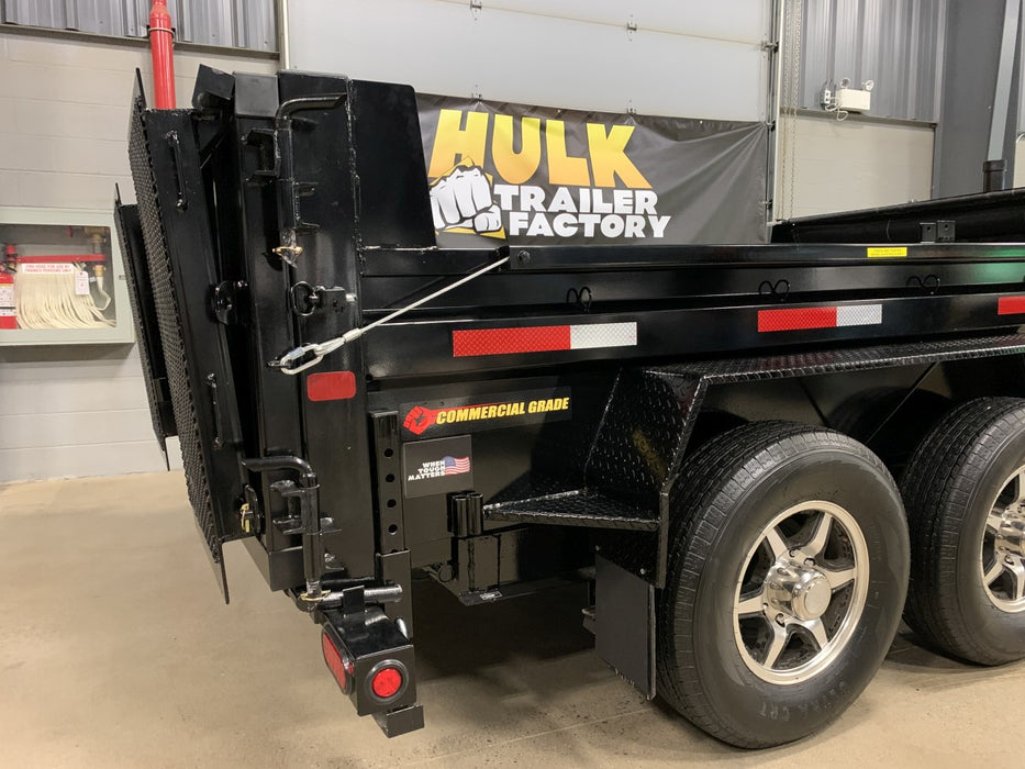 14,000# GVWR Ultra Low Pro Dump Trailer
