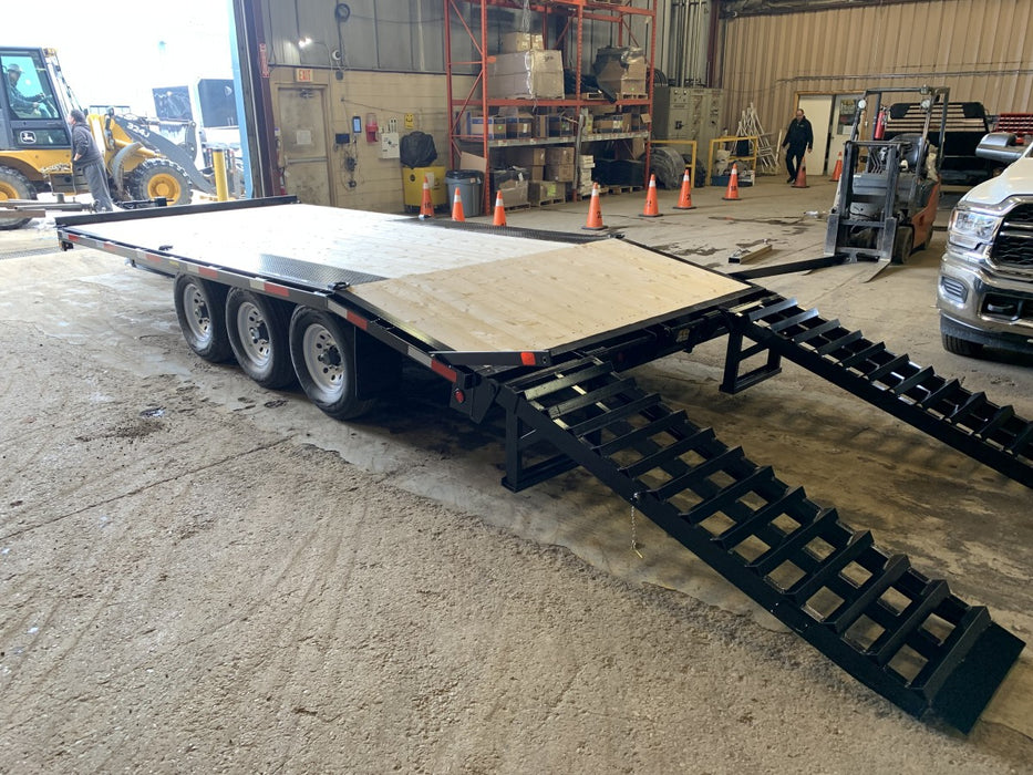21,000# GVWR Deckover Equipment Float Trailer