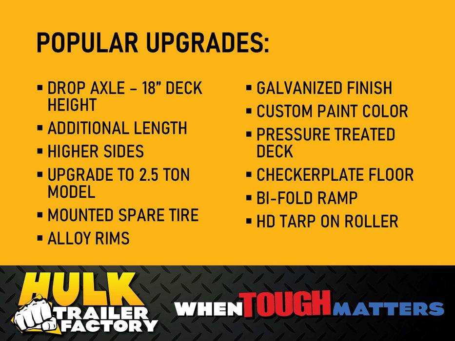 2,990# GVWR Utility Trailer