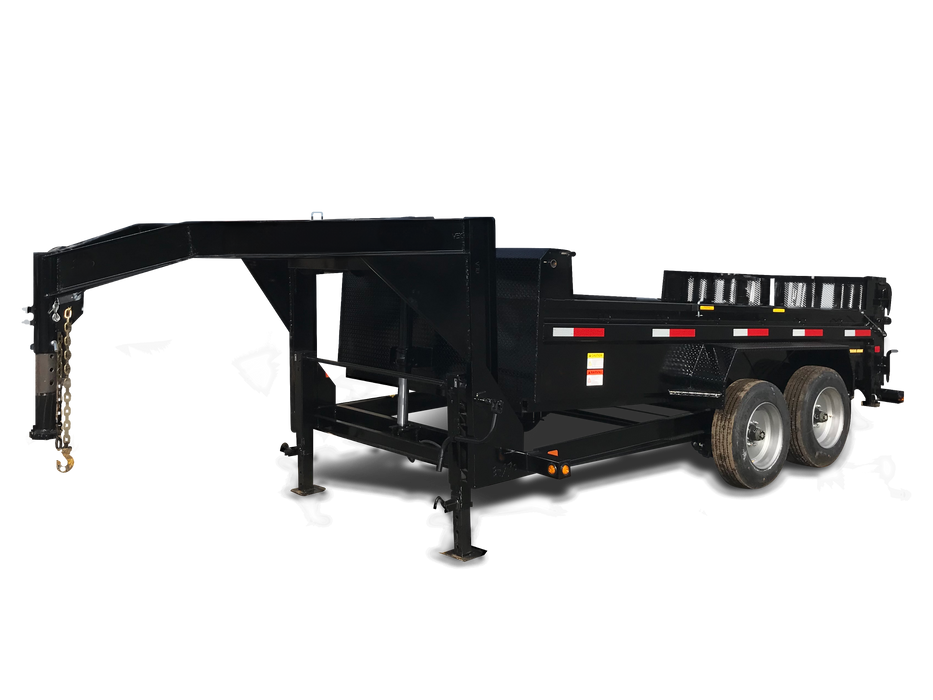 16,000# GVWR Ultra Low Pro Dump Trailer