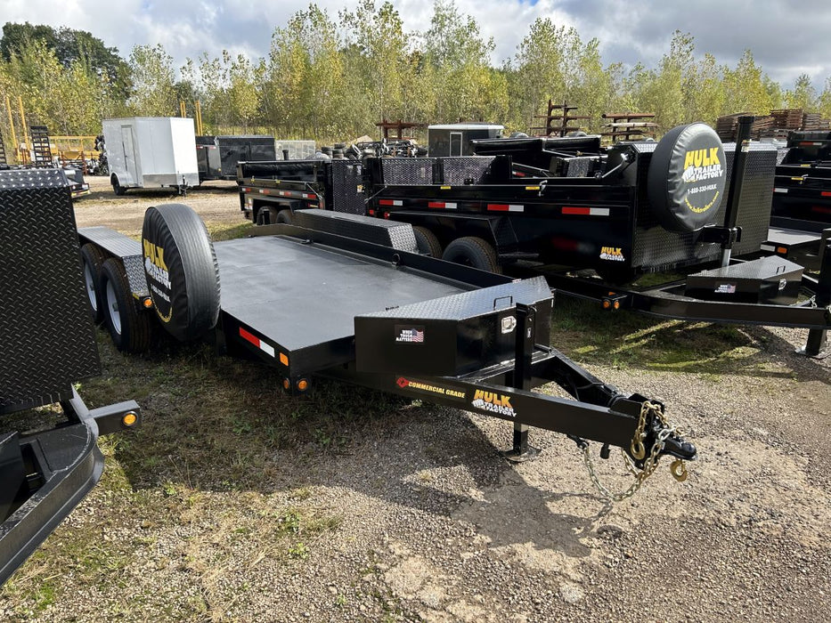 14,000# GVWR Hydraulic Drop Deck Equipment Float Trailer