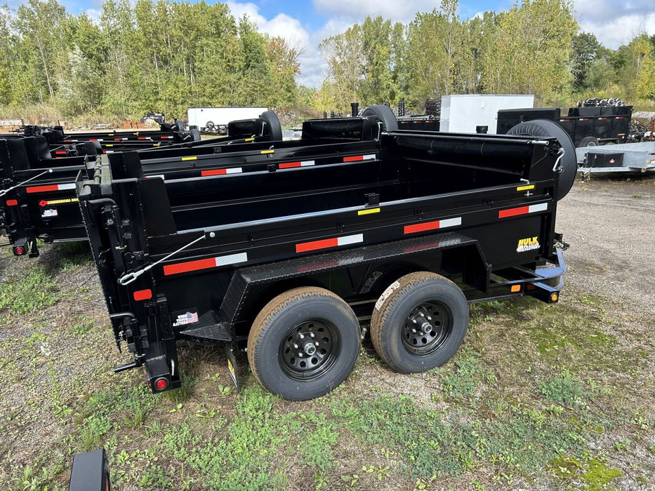 9,990# GVWR Ultra Low Pro 10' Dump Trailer w/ Contractor Package