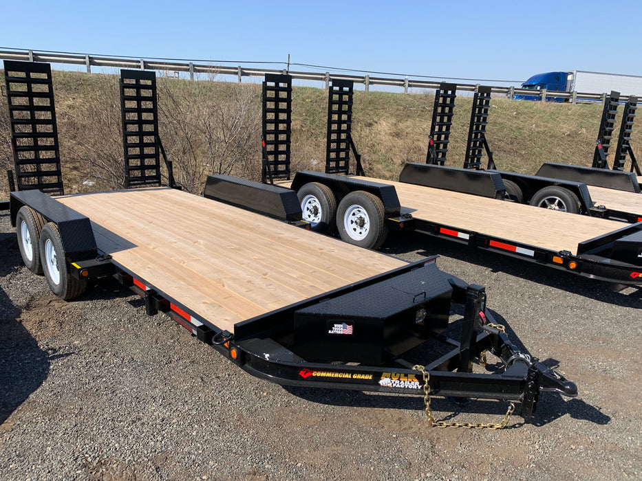 16' Equipment Float Trailer w/ Contractor Package - 9,990# GVWR