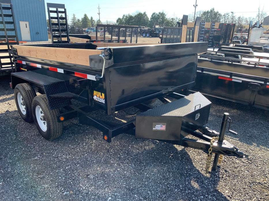 9,990# GVWR 6'x10' Scissor Lift Dump Trailer w/ Contractor Package