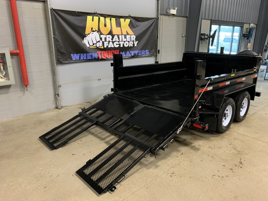 9,990# GVWR Ultra Low Pro Dump Trailer