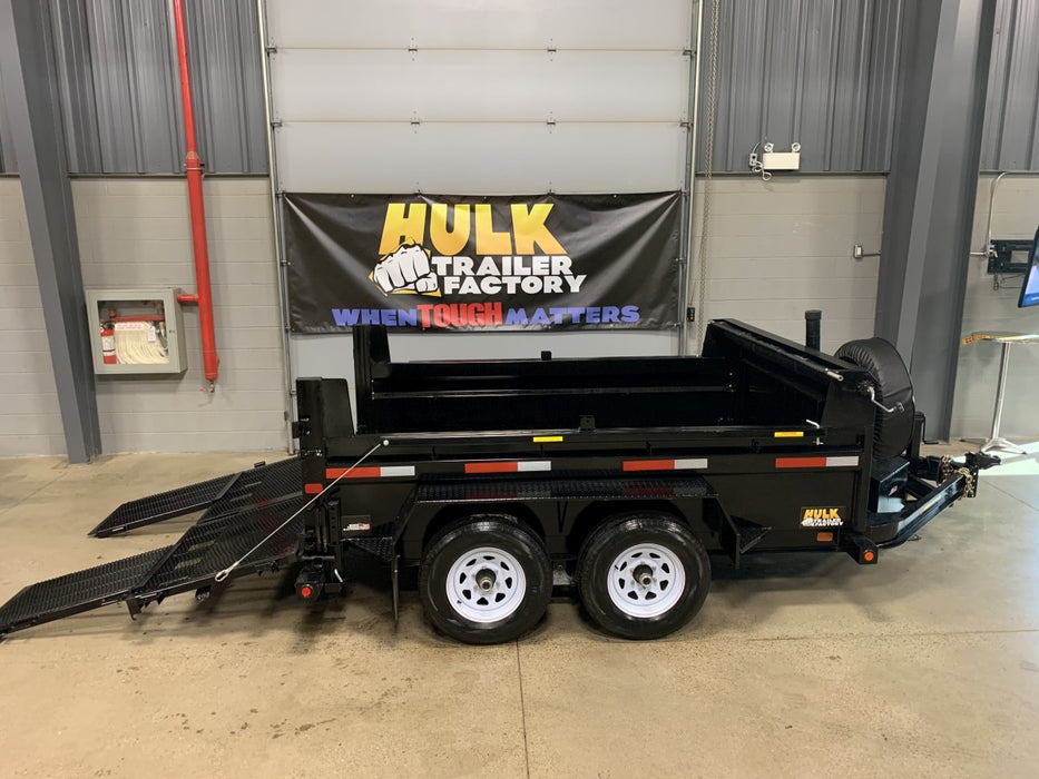 9,990# GVWR Ultra Low Pro Dump Trailer