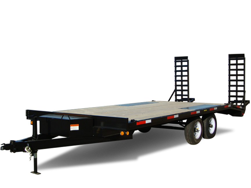 9,990# GVWR Deckover Equipment Float Trailer