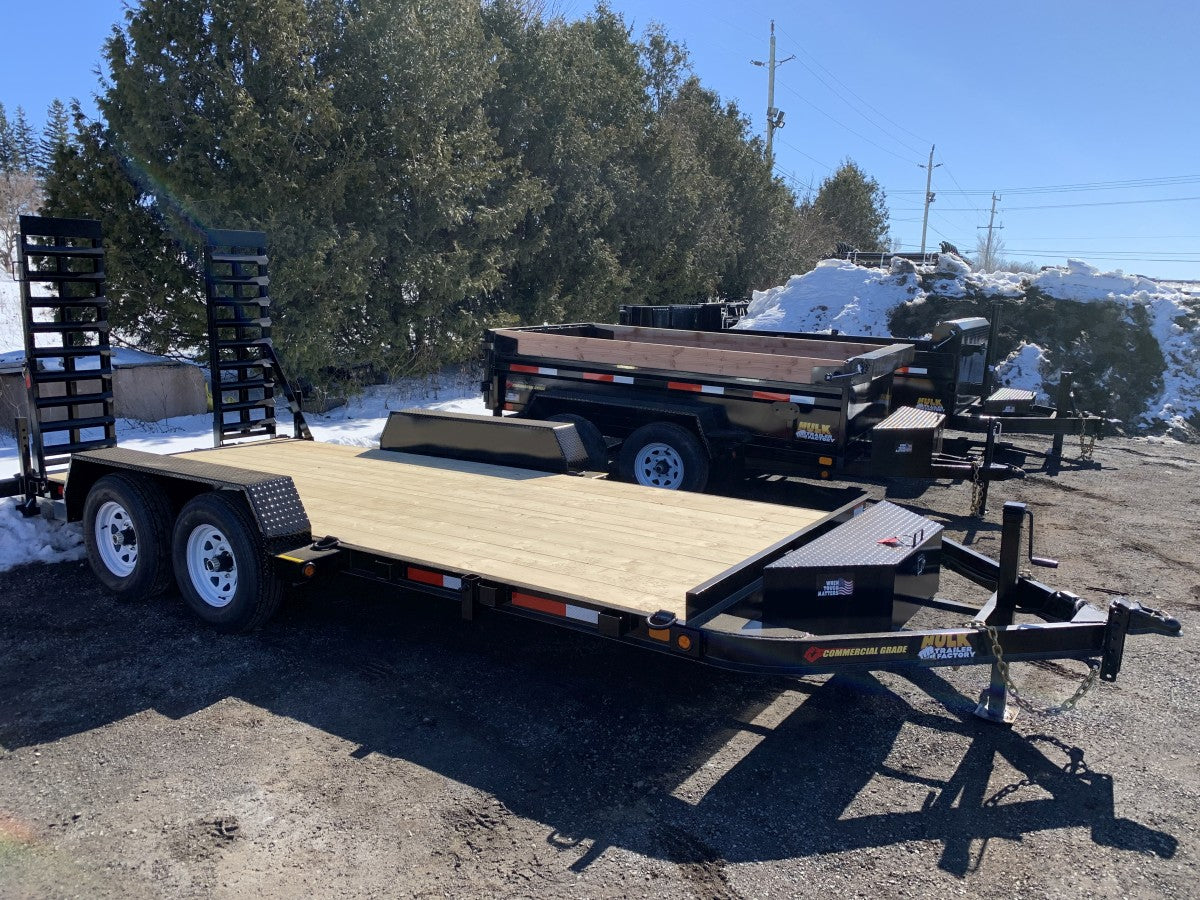9,990# GVWR 16' Equipment Float Trailer w/ Contractor Package