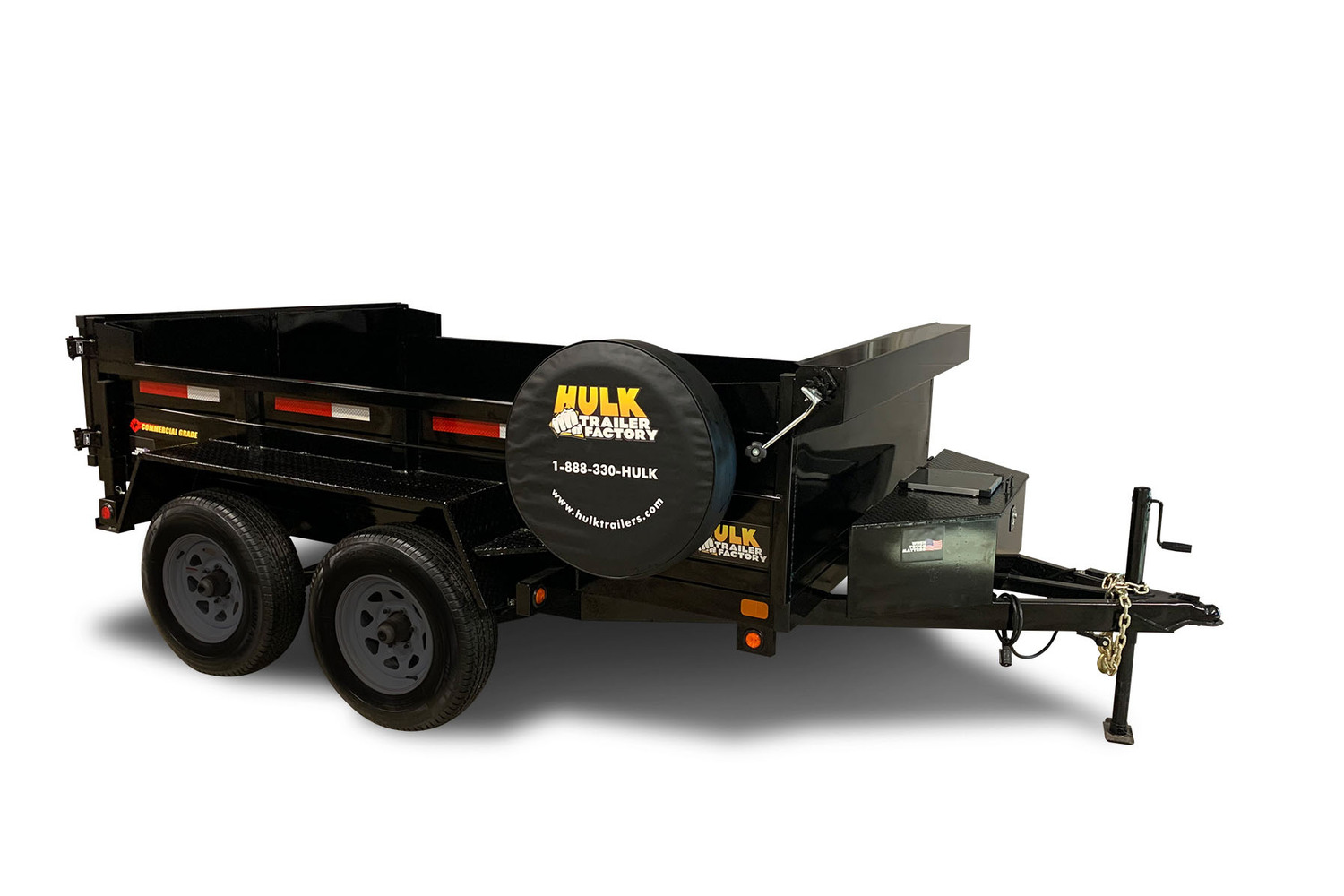 Hulk 12,000# GVWR HD Scissor Lift Dump Trailer