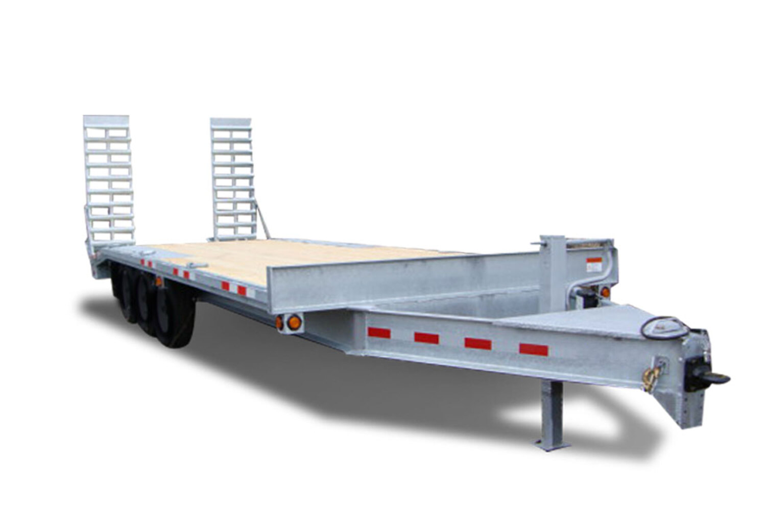Galvanized Hulk 21,000# GVWR Deckover Equipment Float Trailer