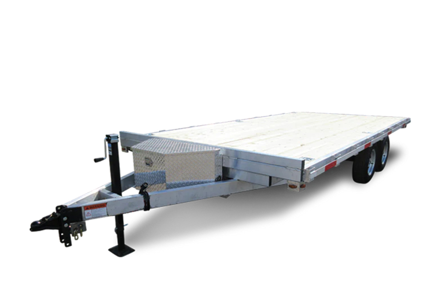 Hulk 7,000# GVWR Aluminum Sportsman Deckover Float Trailer