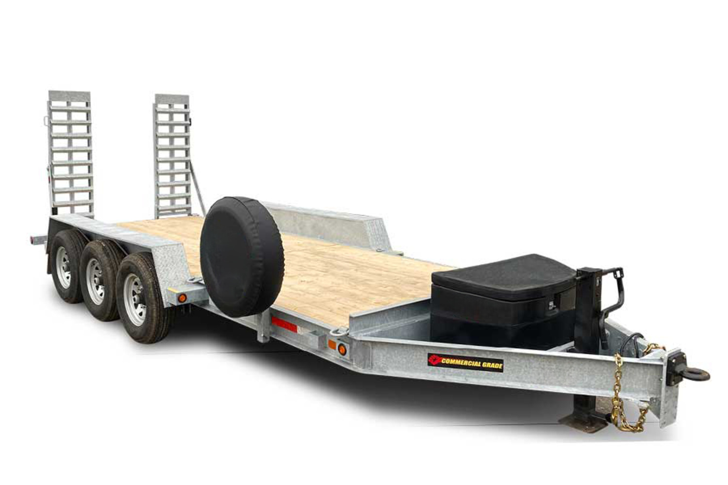 Galvanized Hulk 21,000# GVWR Lowbed Equipment Float Trailer