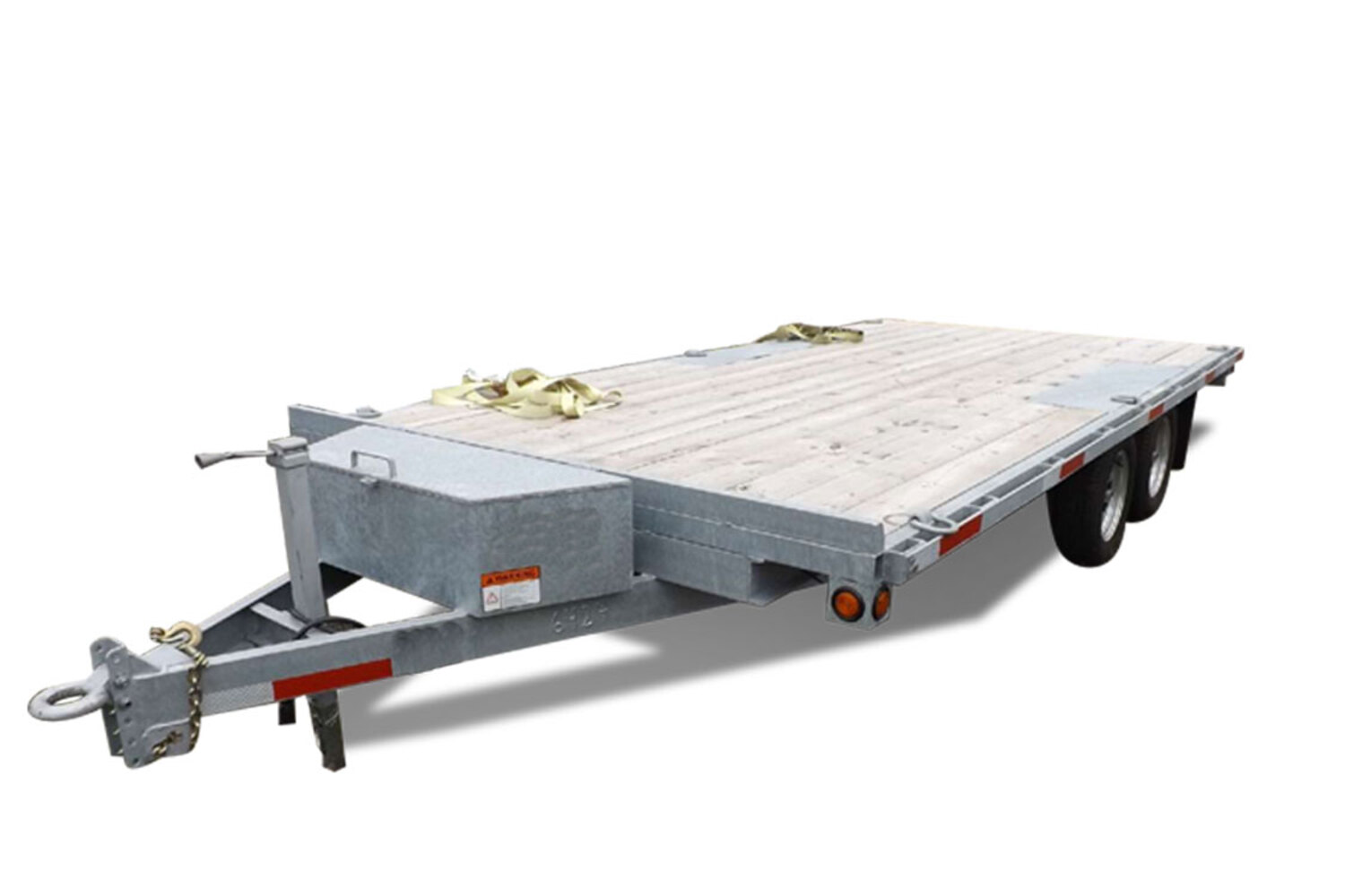 Galvanized Hulk 7,000# GVWR Sportsman Deckover Float Trailer