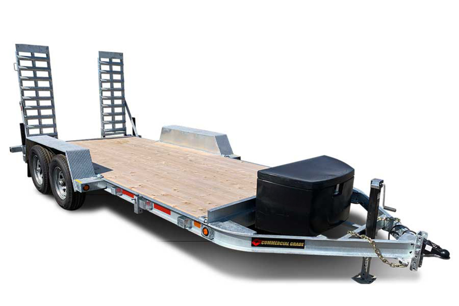 Galvanized Hulk 9,990# GVWR Lowbed Equipment Float Trailer