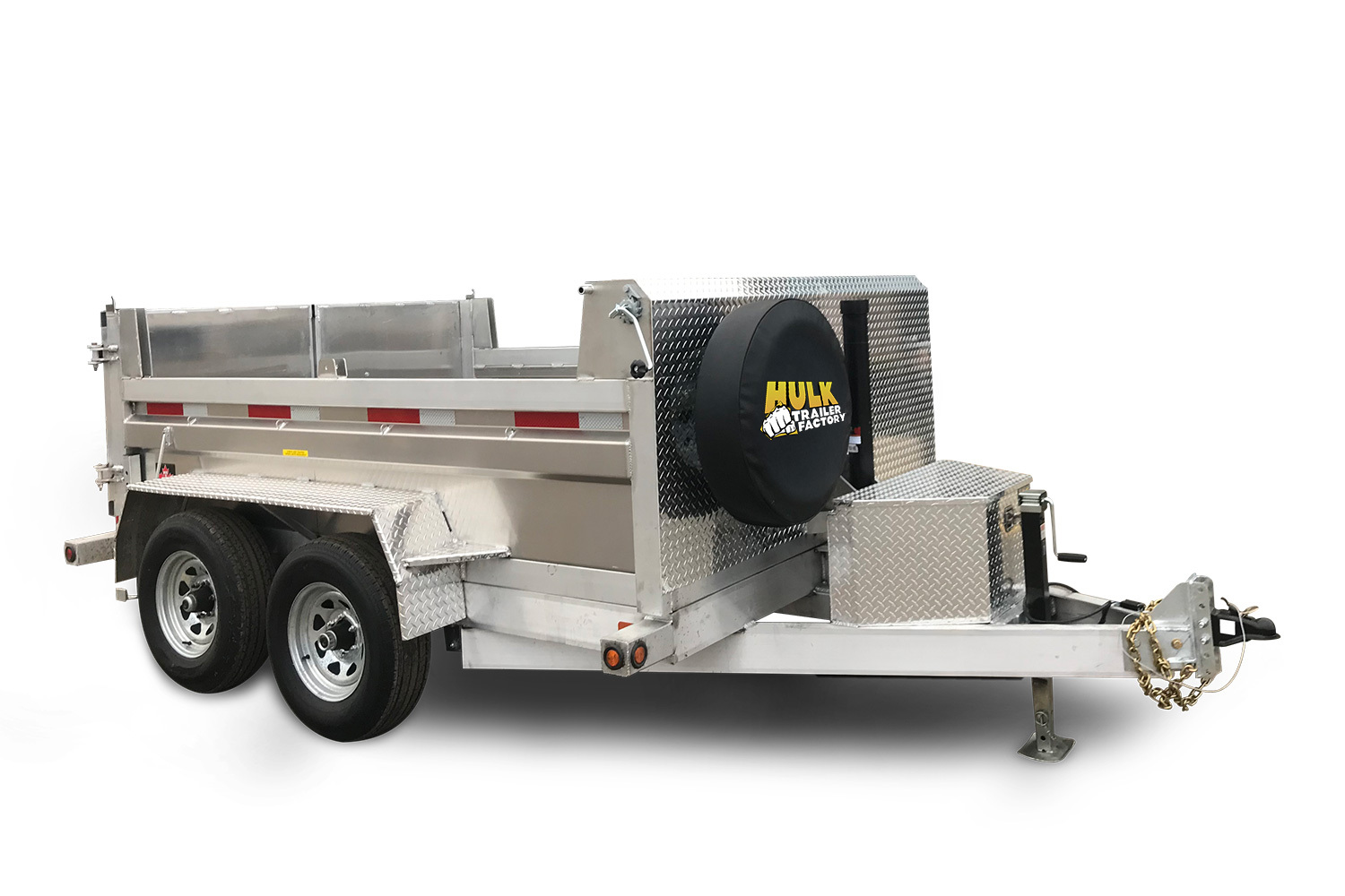 Hulk Silver Bullet 9,990# GVWR Aluminum Dump Trailer
