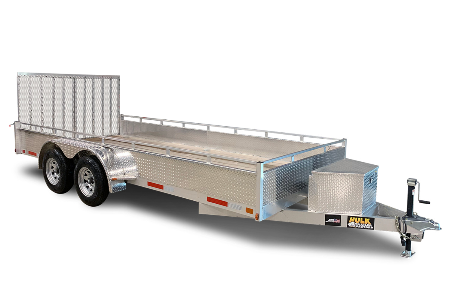 Hulk 7,000# GVWR Aluminum Landscape Trailer