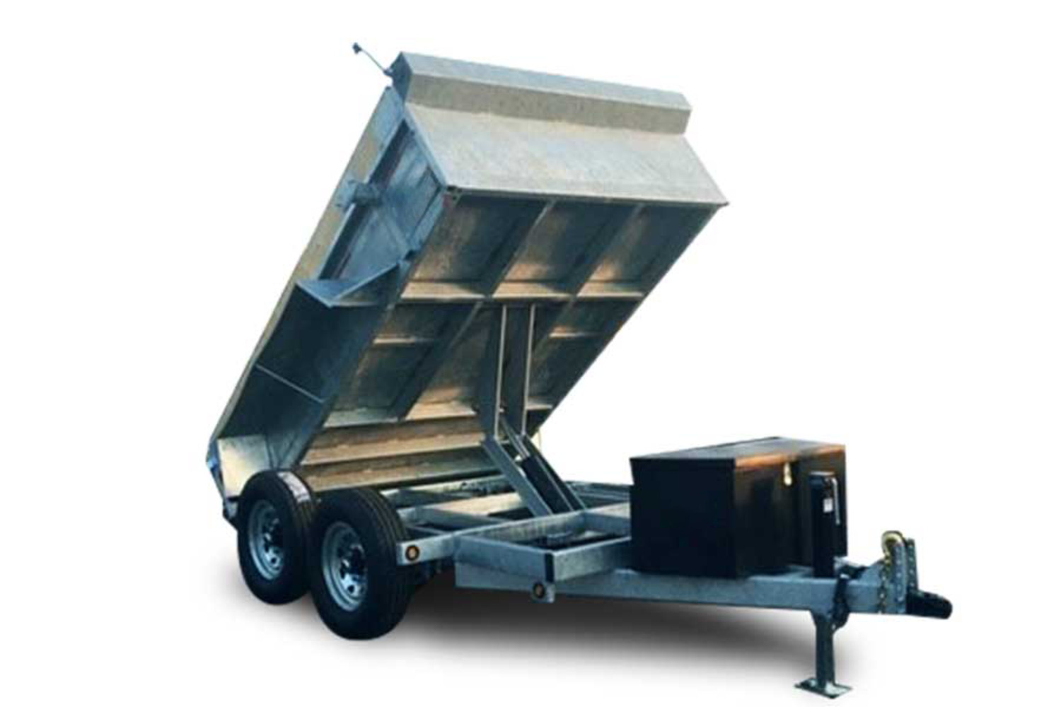 Galvanized Hulk 12,000# GVWR HD Scissor Lift Dump Trailer