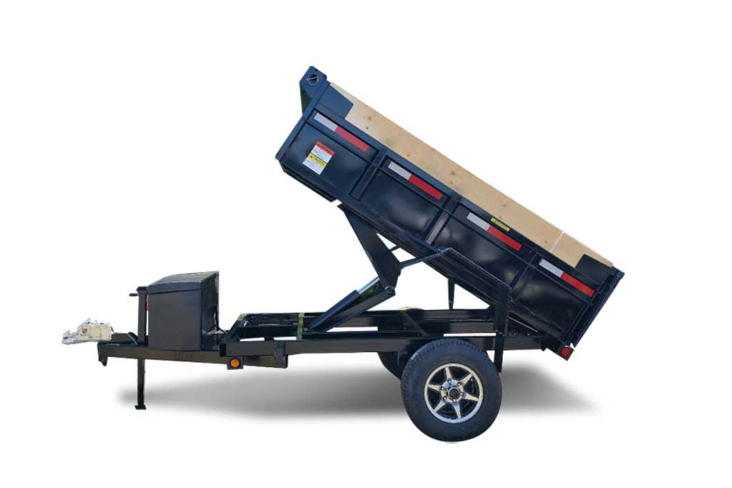 Hulk 5,200# GVWR Single Axle Scissor Lift Dump Trailer