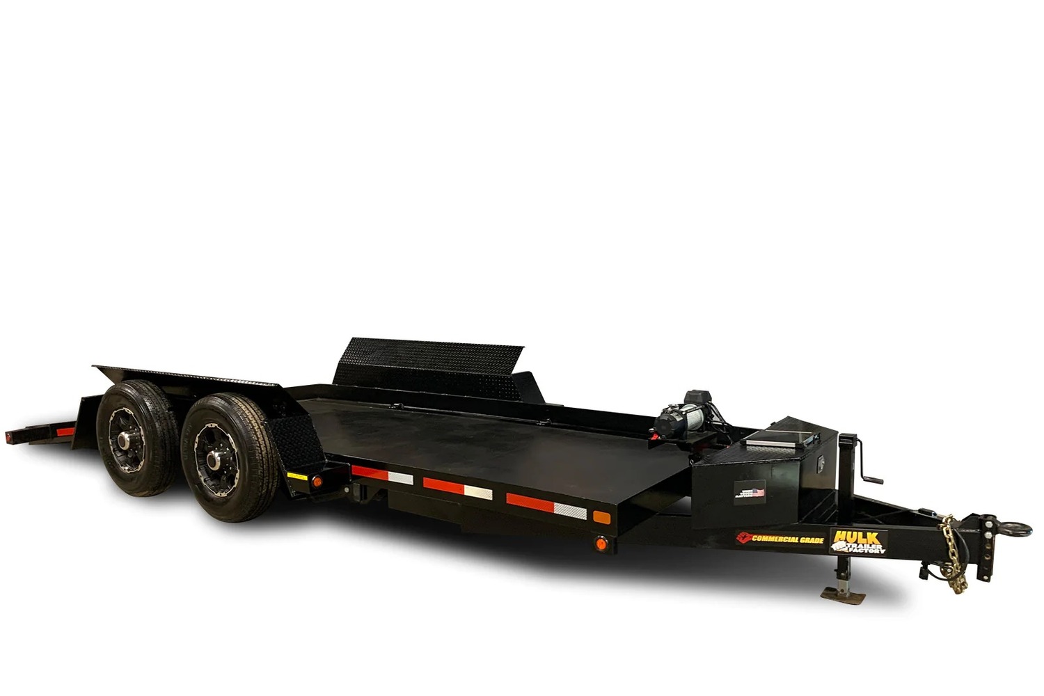 Hulk 9,990# GVWR Hydraulic Drop Deck Equipment Float Trailer