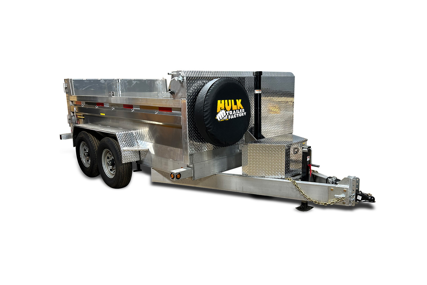 Hulk Silver Bullet 16,000# GVWR Aluminum Dump Trailer