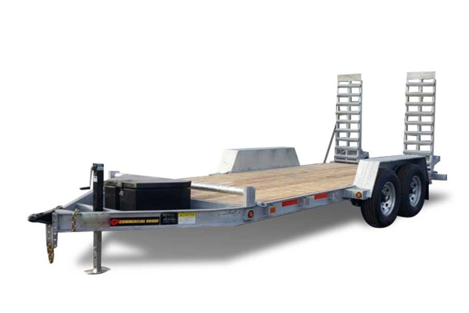 Galvanized Hulk 14,000# GVWR Lowbed Equipment Float Trailer